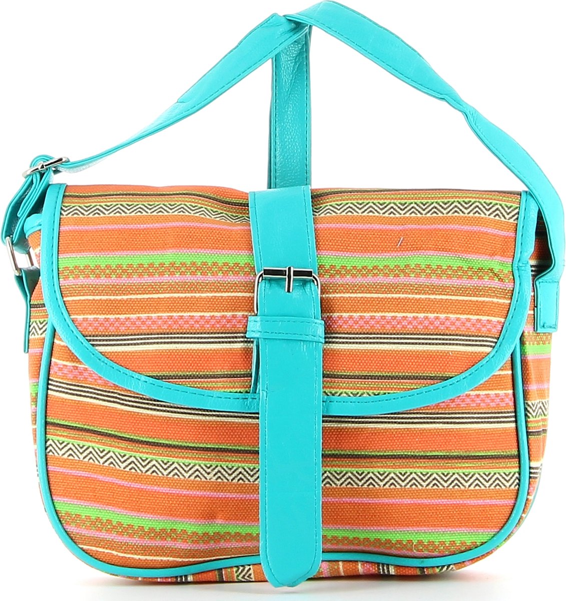Sac � main bandouli�re Bleu Cerise