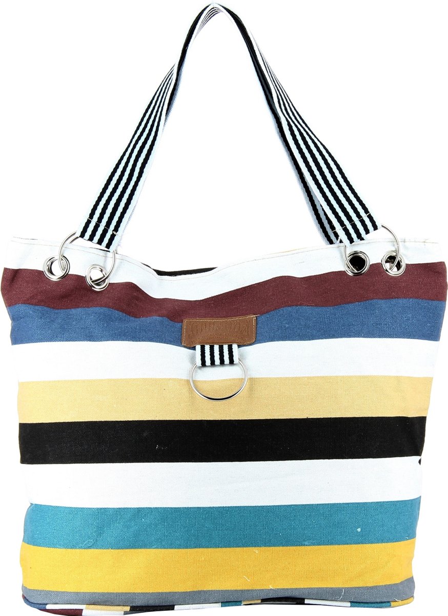 Sac � main Bleu Cerise taille L