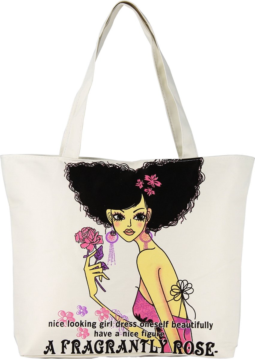 Sac � main Bleu Cerise taille M