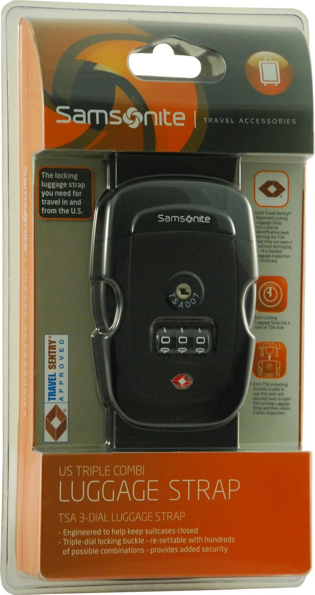 Sangle � bagages TSA Samsonite