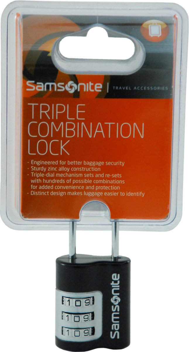 Serrure � combinaison � 3 chiffres Samsonite